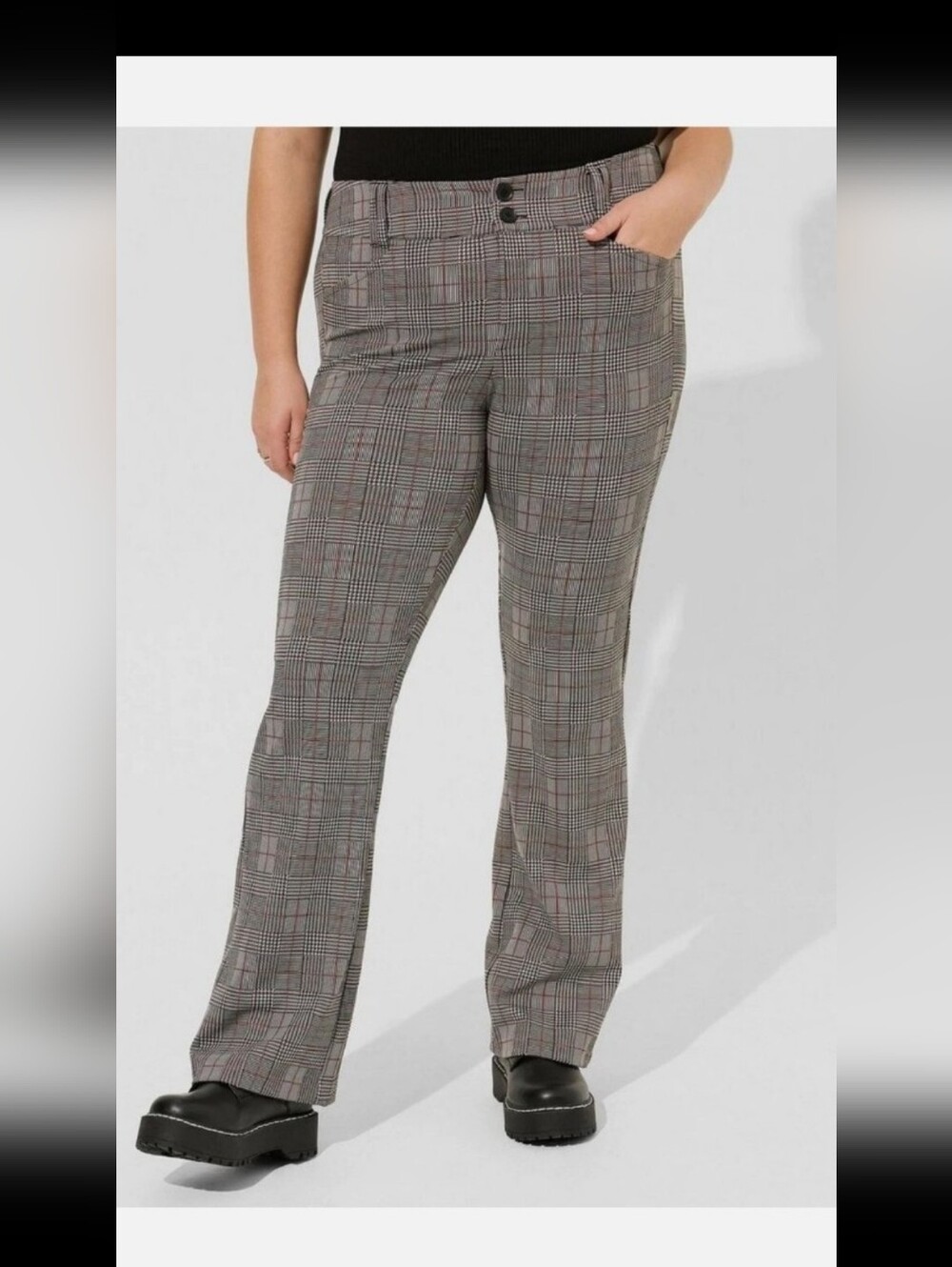 TORRID Trouser Boot Cut Double Knit Pants - Size 14 Short